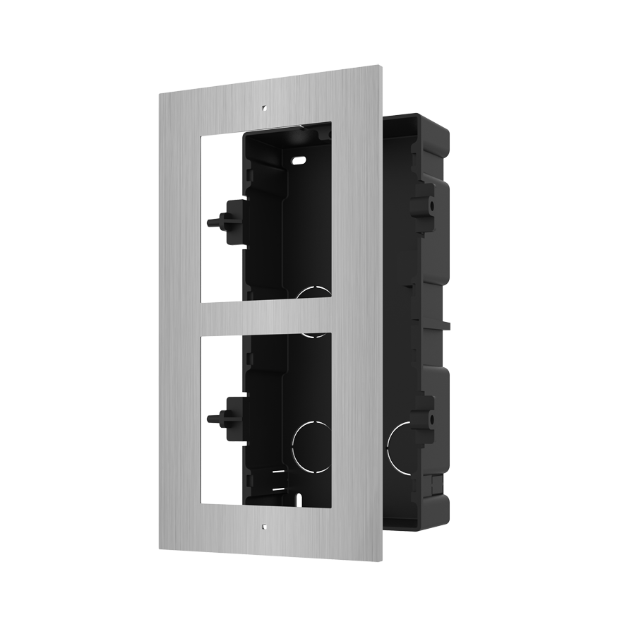 MONTAJE EMPOTRADO PARA UN MODULO DE VIDEOPORTERO