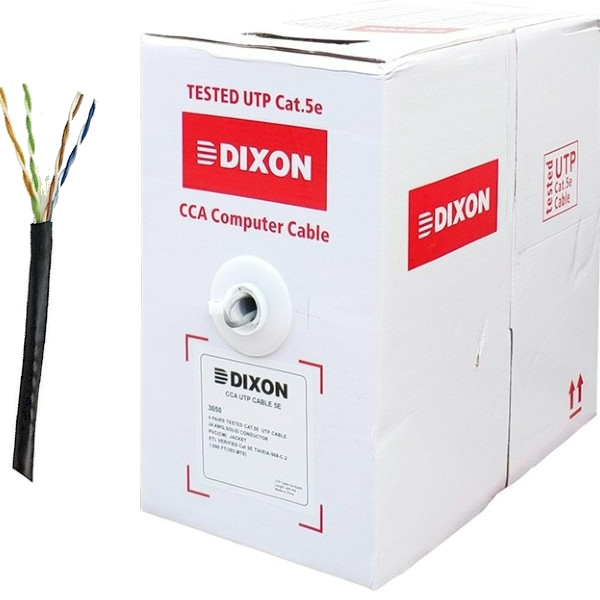 CAJA DE CABLE UTP CAT 6E 305M DIXON