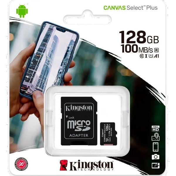 MEMORIA MICRO SD 128GB CLASS 10  KINGSTON