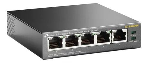 SWITCH POE 5 PUERTOS GIGABIT