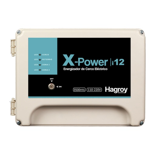  ELECTRIFICADOR PARA CERCO ELECTRICO X-POWER i12 SMD 220VAC