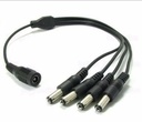 CABLE PULPO DE 1x4 PARA FUENTE CCTV