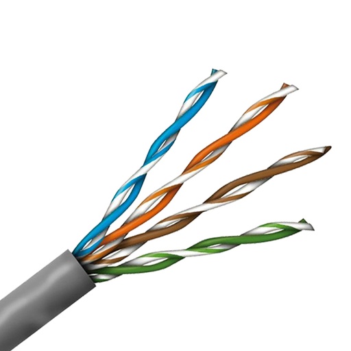 [SATRA CAT-5 XMT] CABLE UTP CAT 5E PURO COBRE POR METRO SATRA