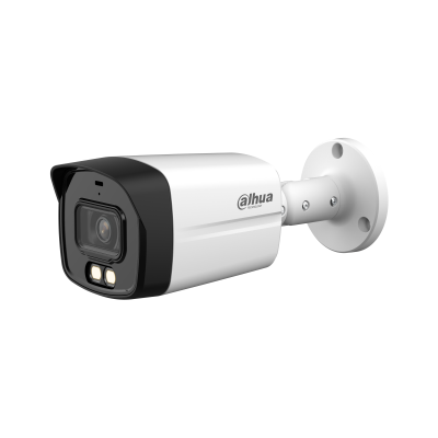 [HAC-HFW1809TLM-A-LED] CÁMARA CCTV TUBO METAL  FULLCOLOR 8MPX 40M